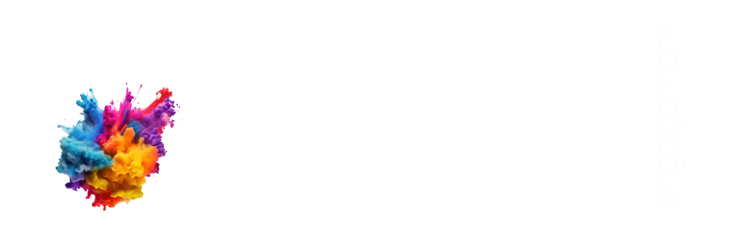 Vivid Logo - White with Colour